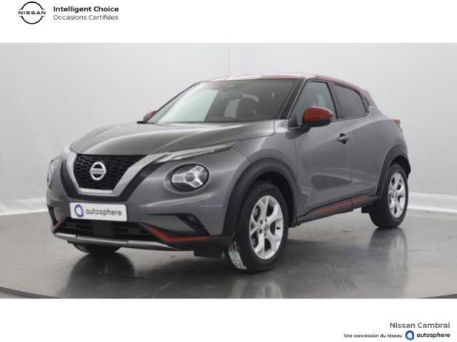 Nissan Juke 1.0 DIG-T 117ch N-Design BVM Toit Rouge Fuji / Int. Orange + Pack Techno