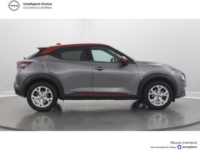 Nissan Juke 1.0 DIG-T 117ch N-Design BVM Toit Rouge Fuji / Int. Orange + Pack Techno