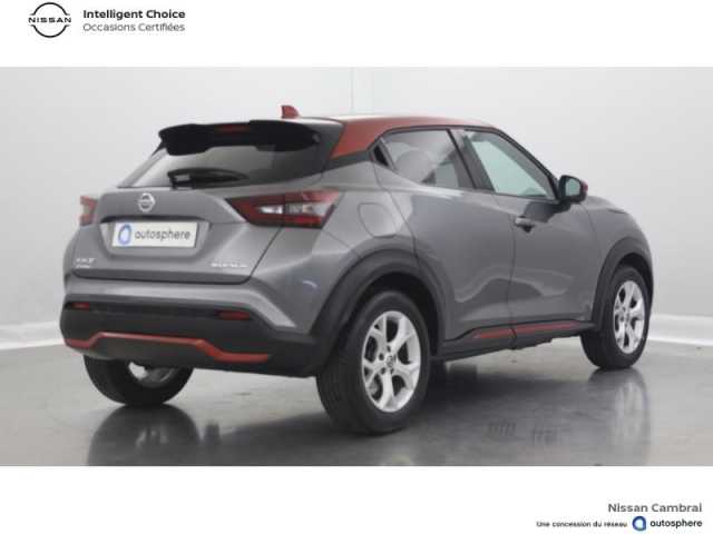 Nissan Juke 1.0 DIG-T 117ch N-Design BVM Toit Rouge Fuji / Int. Orange + Pack Techno