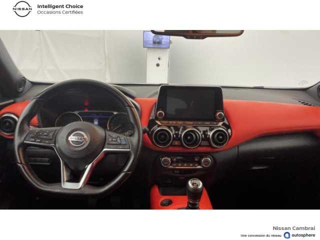 Nissan Juke 1.0 DIG-T 117ch N-Design BVM Toit Rouge Fuji / Int. Orange + Pack Techno